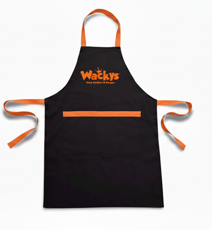 Black and Orange Apron