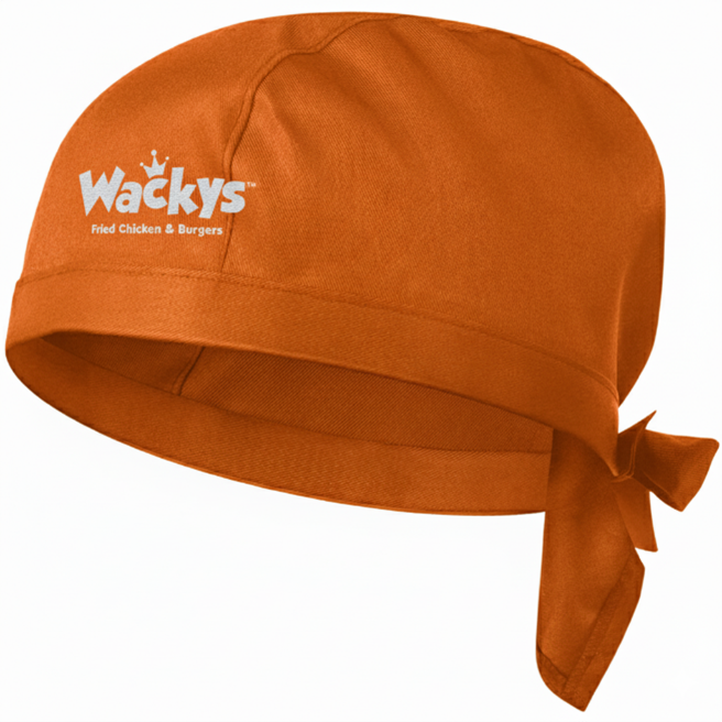 Orange Chef Cap